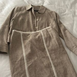 PROENZA SCHOULER Target Linen Blend Jacket and skirt